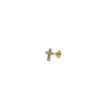Rue des Mille - PIERCING HELIX CROCE E DIAMANTI LAB GROWN ORO18KT