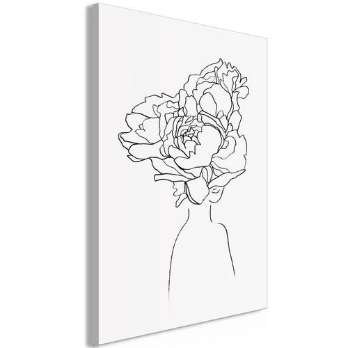 Quadro Above the Flowers (1 Part) Vertical