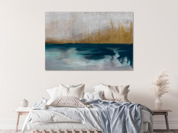 Quadro Golden Grasses (1 Part) Wide