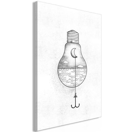 Quadro Anchored Moon (1 Part) Vertical