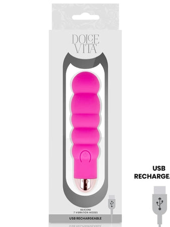 DOLCE VITA - VIBRATORE RICARICABILE Rosa