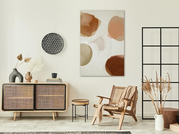 Quadro Beige Abstraction (1 Part) Vertical