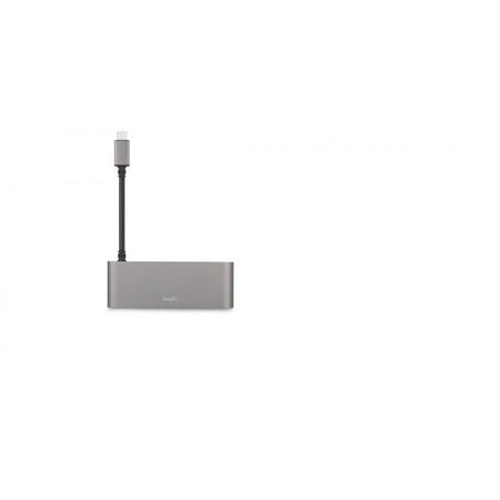 Moshi 99MO084213 replicatore di porte e docking station per laptop USB 3.2 Gen 1 [3.1 Gen 1] Type-C Grigio (Moshi Multimedia Adapter - dockingstat)