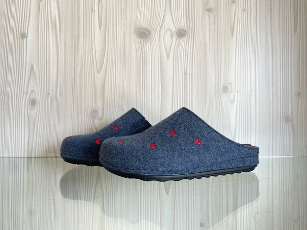 GRUNLAND Ciabatte Chiuse Donna PILA Blu Amarena