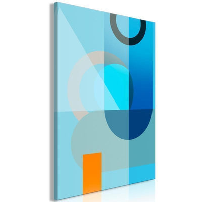 Quadro Blue Surface (1 Part) Vertical