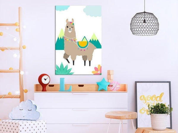 Quadro Unusual Lama (1 Part) Vertical