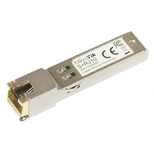 Mikrotik S+RJ10 modulo del ricetrasmettitore di rete 10000 Mbit/s SFP+ (MikroTik RJ45 SFP 10G Copper Module - S+RJ10 R2)