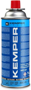 Kemper bomboletta gas 227gr / 380ml con valvola di sicurezza per lume riscaldatori cucine fornelli