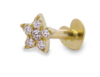 Rue des Mille - PIERCING HELIX STELLA E DIAMANTI LAB GROWN ORO18KT