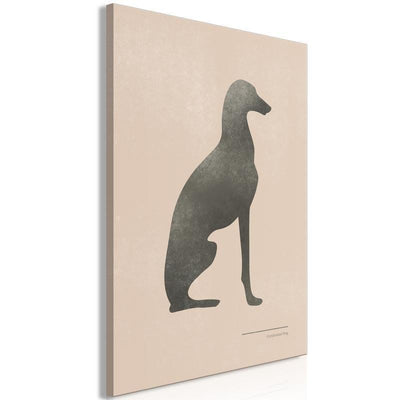 Quadro Calm Greyhound (1 Part) Vertical