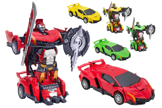 Traxfigure die cast robot 3 colori