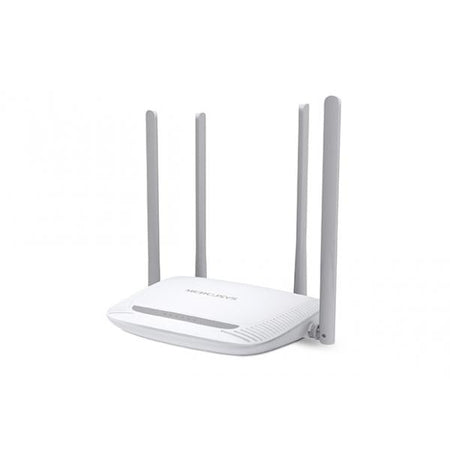 Router Wireless Mercusys MW325R - Switch 3 porte 10/100 - 300Mbps - 4 antenne 5dBi per una copertura wireless estesa - Modem ADSL NON integrato