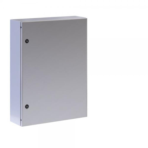 Armadio Rack 19'' a muro 13U grigio IP65 porta cieca prof. 200mm