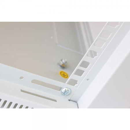 Armadio Rack 19'' a Muro 6U prof. 450 Nero Assemblato