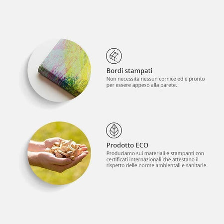 Quadri di sughero World Map: Wooden Oceans [Cork Map]