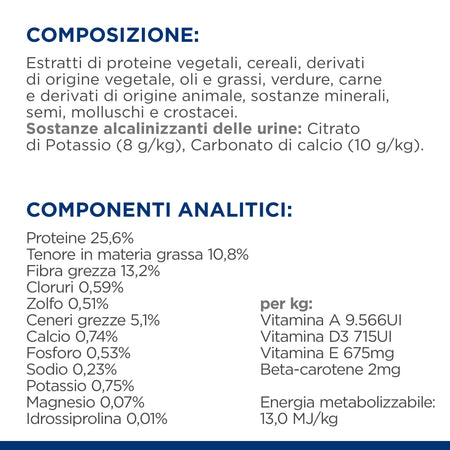 Hill's Prescription Diet Urinary+Metabolic secco Cani Adulti
