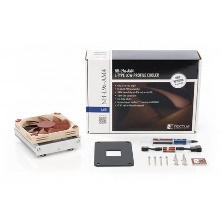 Noctua NH-L9a-AM4 Processore Refrigeratore 9,2 cm Beige, Nichel (Noctua NH-L9a-AM4 processor-k?ler)