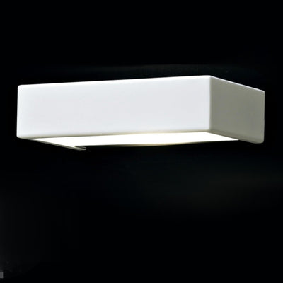 Applique moderno Illuminando BRIK 1 LED metallo vetro lampada parete biemissione
