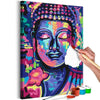 Quadro fai da te Buddha's Crazy Colors