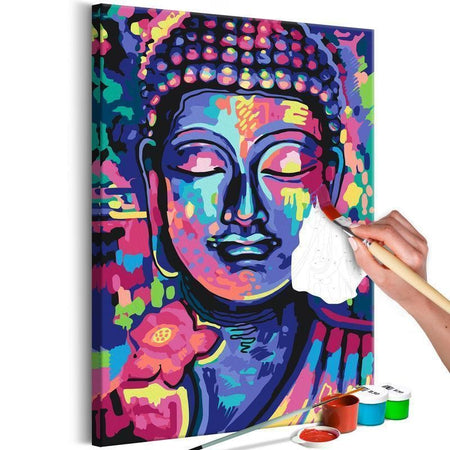 Quadro fai da te Buddha's Crazy Colors