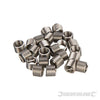 Kit filettatura inserti elicoidali per filiera 25pezzi in acciaio Silverline Silverline