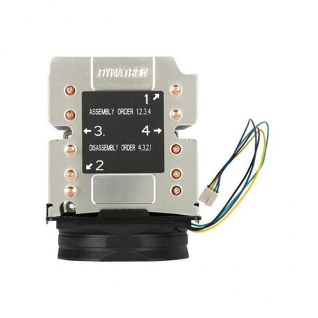 Inter-Tech 88885423 sistema di raffreddamento per computer Processore Refrigeratore 8 cm (Inter-Tech B-11 processor-k?ler - 3U)