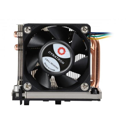 Dynatron B5 sistema di raffreddamento per computer Processore Refrigeratore Alluminio, Nero (Inter-Tech B-5 processor-k?ler - 2U)