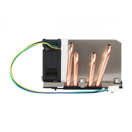 Dynatron B5 sistema di raffreddamento per computer Processore Refrigeratore Alluminio, Nero (Inter-Tech B-5 processor-k?ler - 2U)