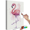 Quadro fai da te Friendly Flamingo