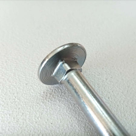 Vite carrettiere 6x60/21mm - 10pz vite metrica testa tonda con quadro sottotesta bassa resistenza