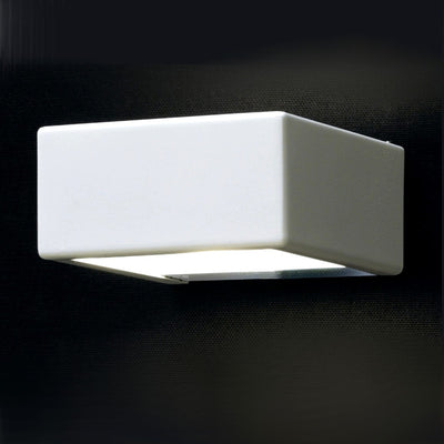 Applique moderno Illuminando BRIK P LED metallo vetro lampada parete biemissione