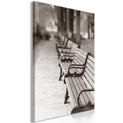 Quadro Park Benches (1 Part) Vertical