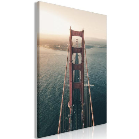 Quadro Golden Gate Bridge (1 Part) Vertical