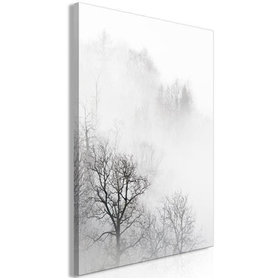 Quadro Trees In The Fog (1 Part) Vertical
