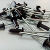 Rivetti alluminio 4,0x14mm - 100pz testa di moro modello a strappo