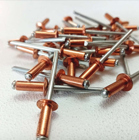 Rivetti rame 4,0x11mm - 100pz modello a strappo