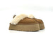 UGG ciabatte donna scamosciate cuoio platform foderate lana cinturino logo