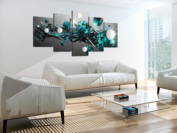 Quadro Turquoise Solar System