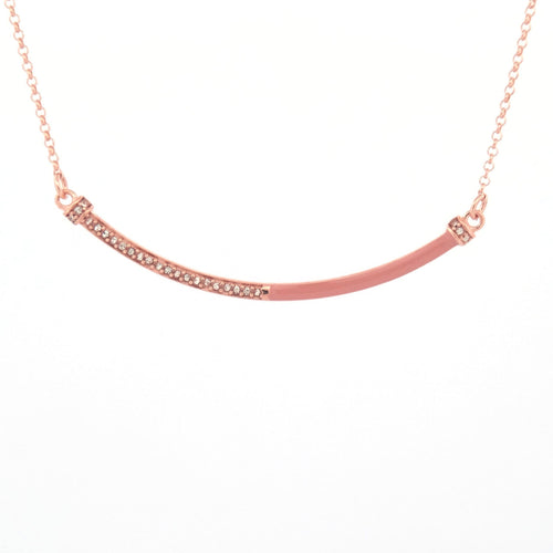 Versari - Collana Smile Laccata con Zirconi e smalto rosso