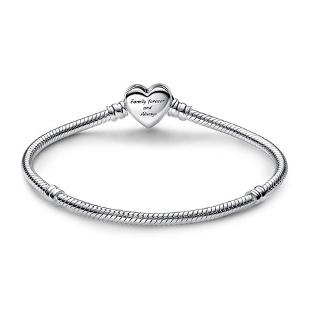 Pandora - Bracciale con Chiusura Cuore Infinito Pietre Luminose