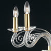Lampadario Cristallo Finiture Oro Interni Classici E14