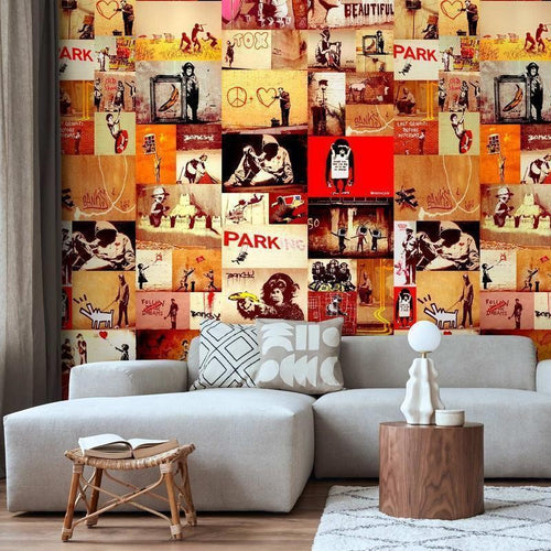 Fotomurale Collage Banksy