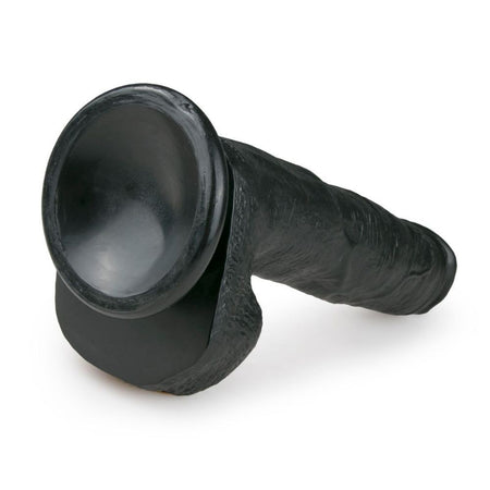 Dildo Realistico Nero con testicoli 26,5 cm