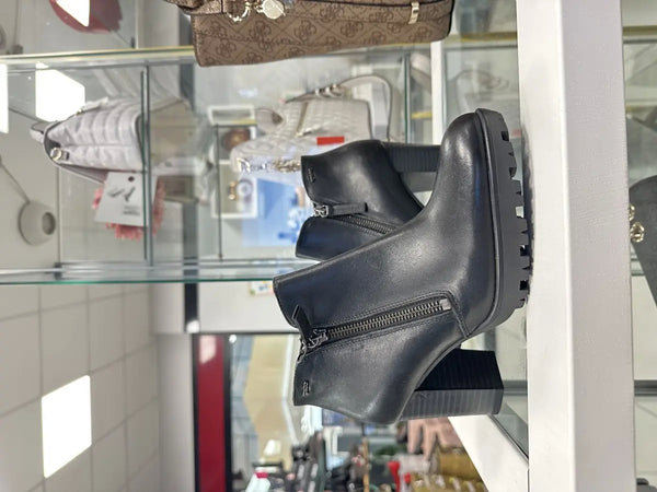 Igi e Co tronchetti donna in pelle con tacco e zip