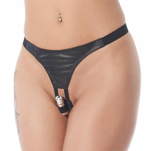 G-STRING TANGA OVETTO VIBRANTE BONDAGE PLAY