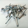 Rivetti alluminio / acciaio 4,8x20mm - 200pz testa larga modello a strappo
