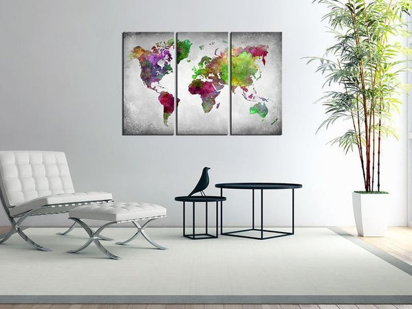 Quadri di sughero Diversity of World [Cork Map]