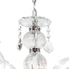 Lampadario a Sospensione Pendagli Cristallo K9 struttura Vetro Classico E14