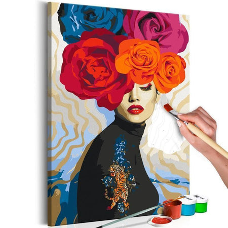 Quadro fai da te Tiger on Shoulder