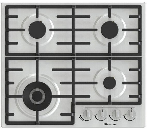 Hisense gm663xb piano cottura acciaio inox da incasso 60 cm gas 4 fornello(i)